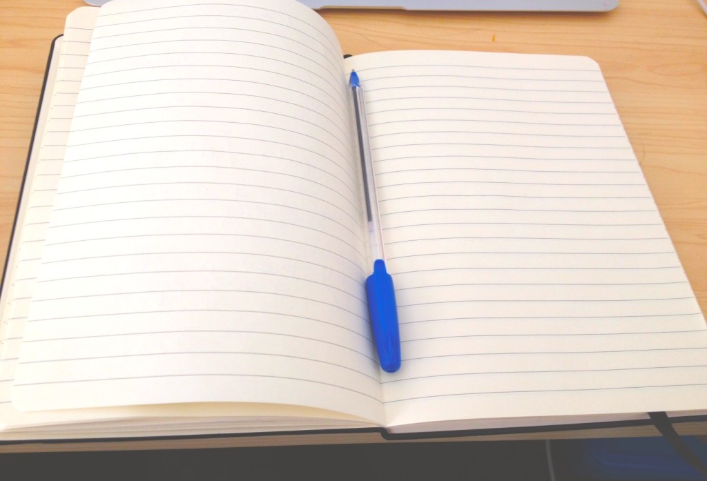 The blank page awaits